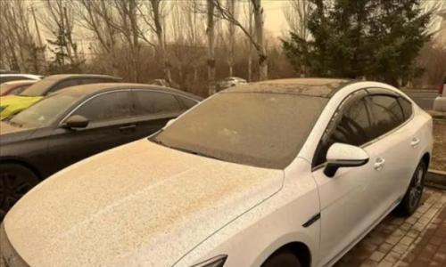 北方多地迎沙尘!长春直接下"泥雨": 汽车变泥车
