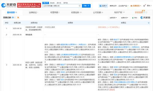 中石油昆仑资本入股山东未来机器人公司