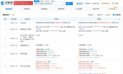 赵露思助农品牌近期变更股东