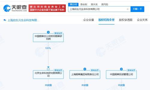 中国烟草在上海成立生命科技公司 注册资本5亿