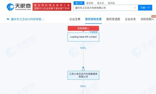 理想汽车旗下一动力科技公司拟注销