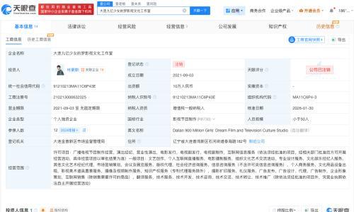 林更新名下工作室注销