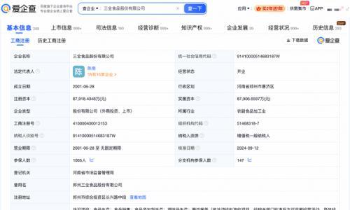 汤圆江湖再掀热潮,爱企查以专业查询,守护团圆滋味
