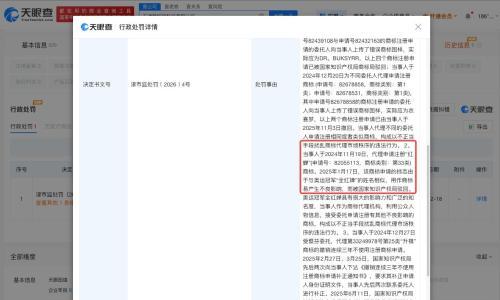 多家公司因抢注全红婵商标被罚