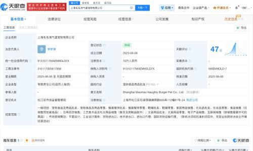 疑似綦美合关联潮牌成立不足1年