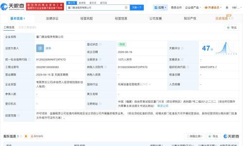 招商银行在厦门成立租赁公司