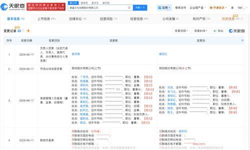 朱燕仪卸任美盛文化董事长